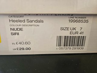 Sandalias tacón Dorothy Perkins ante rosa