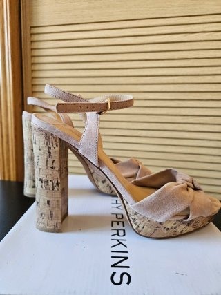 Sandalias tacón Dorothy Perkins ante rosa