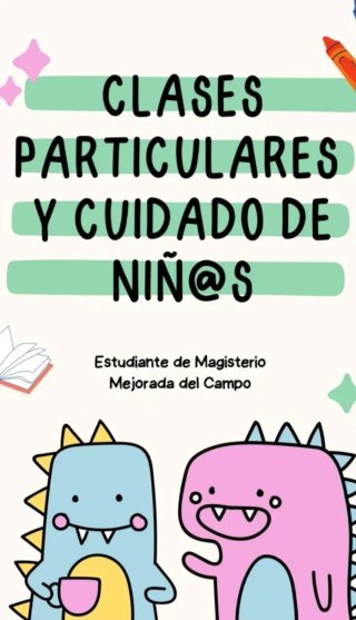 Clases particulares y cuidado de niños/as.