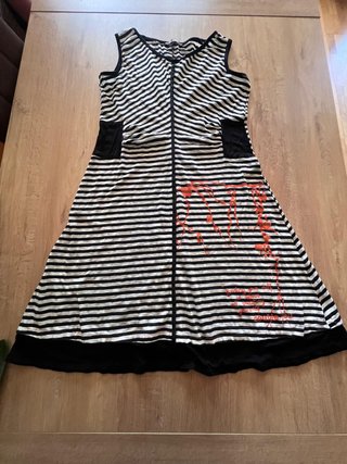 Vestido Double Jeu rayas talla L