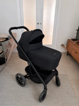 Cybex Balios S Lux + Capazo Negro