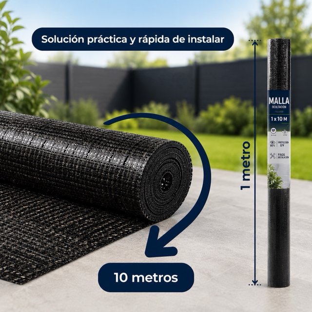 Malla de ocultación 1x10m