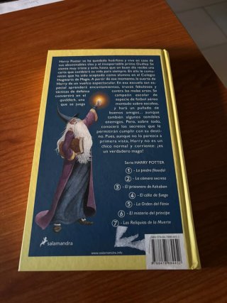 Libro Harry Potter Y La Piedra Filosofal