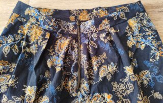 Conjunto Mango Blusa y Falda Estampada