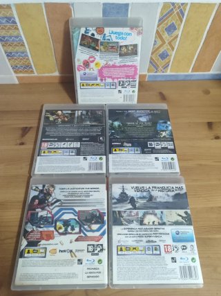 Lote 5 juegos de PS3