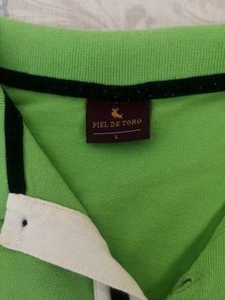 Polo Piel de Toro Hombre Verde