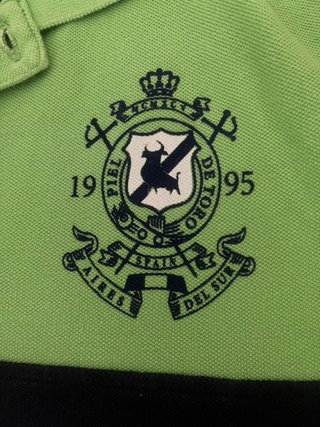Polo Piel de Toro Hombre Verde