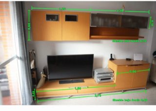 Mueble de salón comedor modular