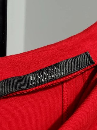 Vestido rojo Guess con cordones