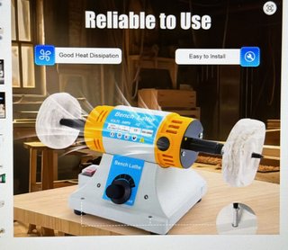 MAQUINA PULIDORA DE MESA MOTOR 320W