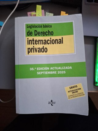 Legislación básica de derecho internacional pri...