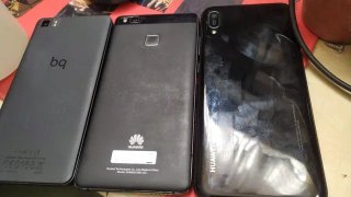 Lote 2 móviles Huawei + BQ regalo