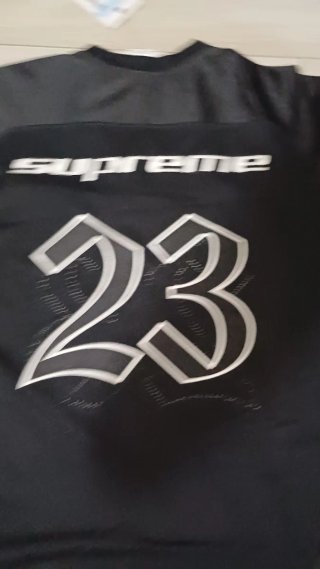 Camiseta Jordan x Supreme Negra