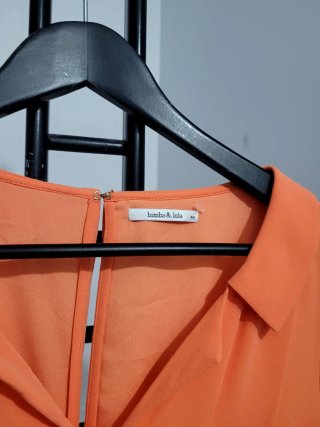 Vestido Naranja Bimba y Lola Sin Mangas