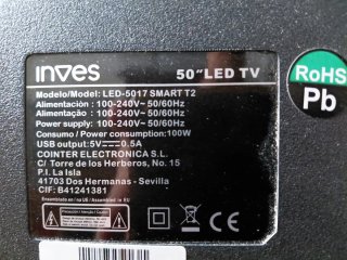 Televisor Inves LED-5017 Smart T2 (2017)