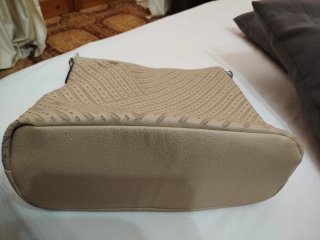 Borsa beige con tracolla