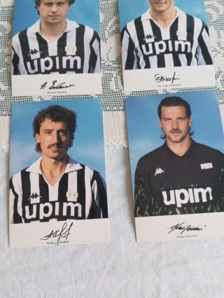 Cartoline Juventus Calciatori campionato 1989-1990