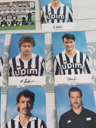 Cartoline Juventus Calciatori campionato 1989-1990