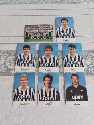 Cartoline Juventus Calciatori campionato 1989-1990