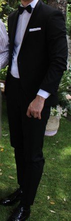 Esmoquin+zapatos hombre, solo un uso