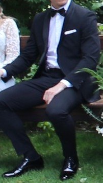Esmoquin+zapatos hombre, solo un uso