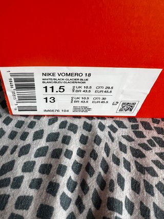 Zapatillas Nike Vomero 18 Talla 45.5