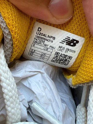 New Balance 204 Grigio Giallo