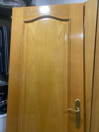 Puerta interior madera roble maciza