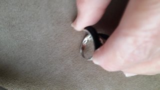 Anillo Plata 925 y Onix. Tallas 11 y, 14.5