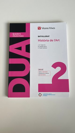 Libro Historia Arte 2 Bach. + Cuaderno - NUEVOS