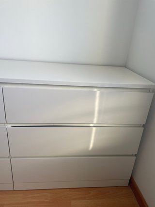 Cómoda Malm 6 Cajones Ikea Blanca