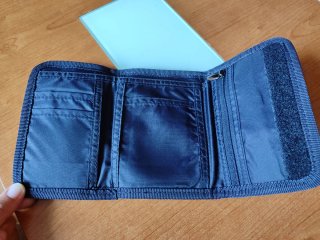 Cartera Adidas Negra Vintage, como nueva