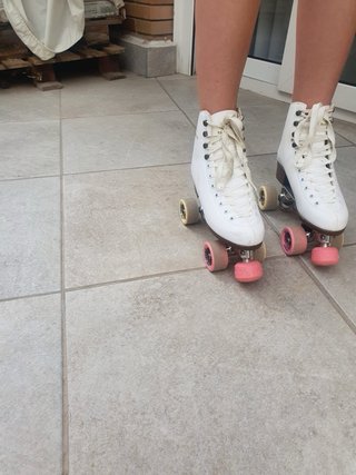 Patines profesionales blancos talla 39