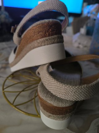 Cuñas Esparto Mujer Blancas