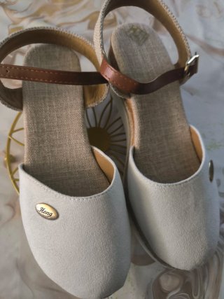 Cuñas Esparto Mujer Blancas