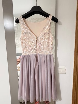 Vestido fiesta bordado.