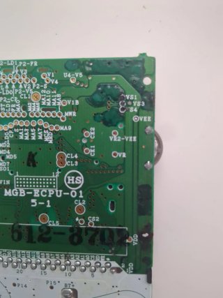 Placa Gameboy Pocket Nintendo NO ENCIENDE