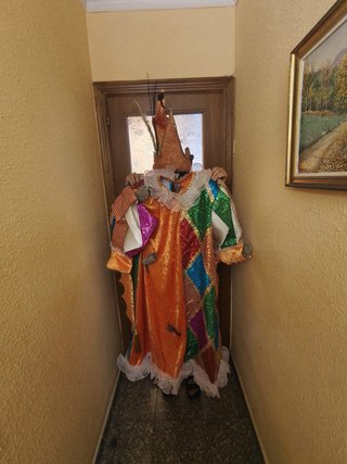 Disfraz Carnaval Flautista Casero Talla Única