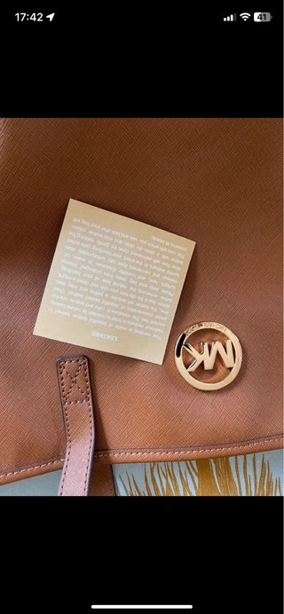 Michael Kors Bedford Tote Grande Marrone in Pelle 100%
