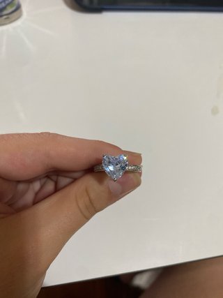 Joyero Oso Rojo con Anillo Diamante