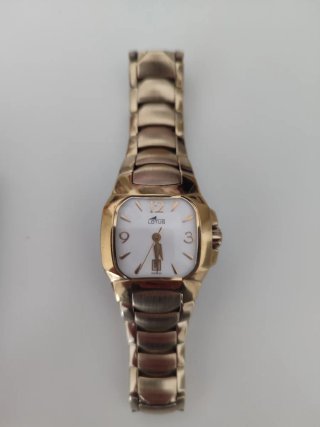 Reloj Lotus Mujer Dorado y Blanco