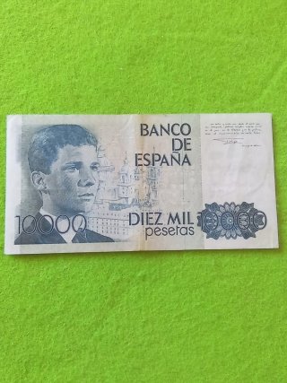 Billete 10000 pesetas Banco de España 1985