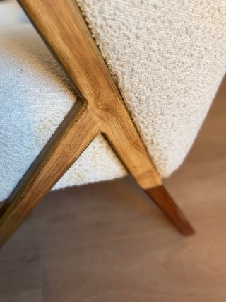 Pareja Butacas Zara Home Tela y Madera