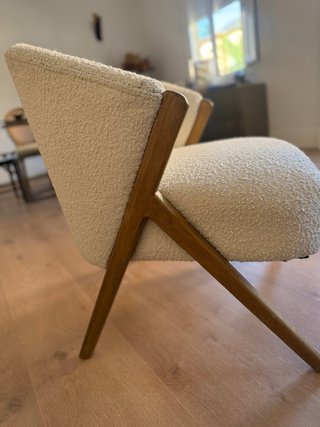 Pareja Butacas Zara Home Tela y Madera