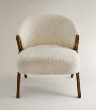 Pareja Butacas Zara Home Tela y Madera