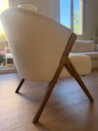 Pareja Butacas Zara Home Tela y Madera