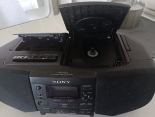 Radio CD/Casete Sony CFD S23 Negro
