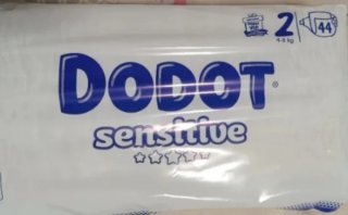 Paquete Pañales Dodot Sensitive Talla 2