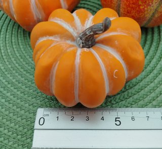 3 Calabazas Decorativas Naranja