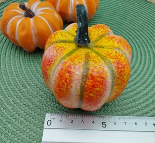 3 Calabazas Decorativas Naranja